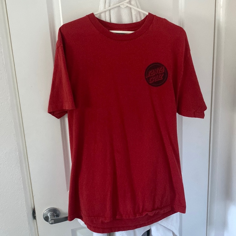 SANTA CRUZ TEE L RED